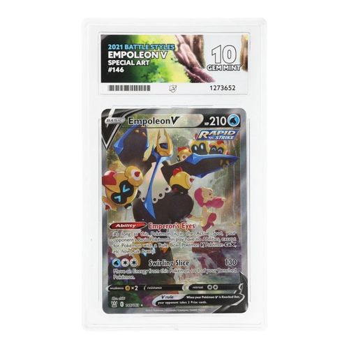 Empoleon V 146/163 Special Art — Battle Styles — ACE 10 Gem Mint