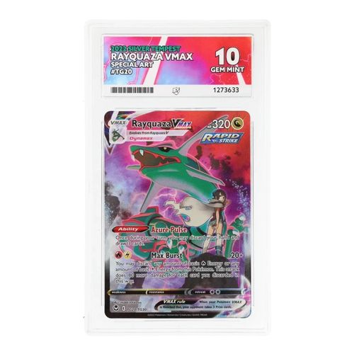 Rayquaza VMAX TG20/TG30 Special Art - Silver Tempest - ACE 10 Gem Mint